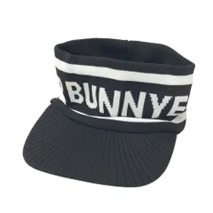 MASTER BUNNY EDITION マスターバニーエディション  ニットサンバイザー  ブラック系 FR [240101627234] ゴルフウェア ストスト