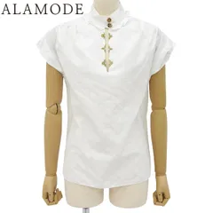 LOUIS VUITTON(ルイ・ヴィトン) フリルブラウス シャツ/ブラウス 2019年 アパレル ファッション RW192W ノースリーブ モノグラム 34 コットン ホワイト白 1A5M04 レディース 40802169041【中古】【アラモード】