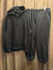 champion reverse weave スウェット セットアップ 上M下L 黒 ブラック