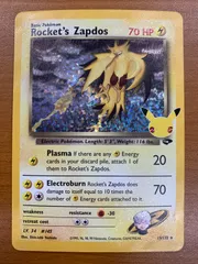 状態A R団のサンダー 15/132 英語版 海外版 25周年 ポケカ ポケモン ポケモンカード