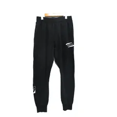 プーマ PUMA 国内正規品 スウェット パンツ 裏起毛 ロゴ M ブラック 黒 /KT13