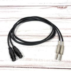 CANARE L-4E6S ORANGE TRS XLR ケーブル 2m 2本セット - メルカリ