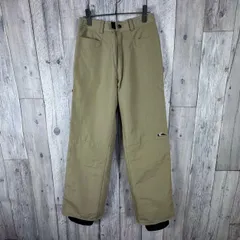 QUIKSILVER クイックシルバー ROXY ロキシー ベージュ PROTEIN TEX 防寒 防水 撥水 ラミネート加工 スノボ スノーボード スキー ウェア 中綿 ダウン チノパン風 パンツ レディース M サイズのサムネイル