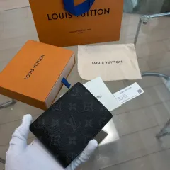 {ほぼ新品/フルセット}Louis Vuitton ルイヴィトン エクリプス 二つ折り財布