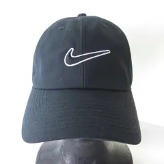 ナイキ NIKE FB5369-010 キャップ 帽子 刺繍 ブラック 黒 M L ■GY28