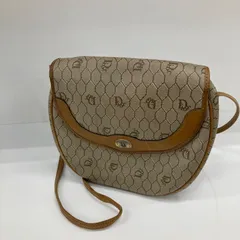 Christian Dior クリスチャンディオール ハニカム柄 ショルダーバック ブラウン 平塚店　衣料品  Ｋ
