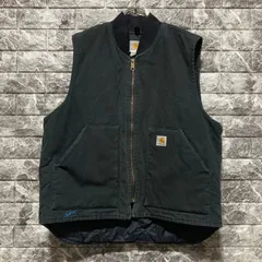 2026年最新】Carhartt ダックベスト ブラックの人気アイテム - メルカリ