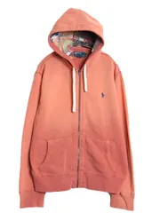 【お得なクーポン配布中!】 00s ポロ ラルフローレン フルジップ スウェット フード パーカー メンズ L 古着 ヴィンテージ 加工 タイプ トレーナー 裏起毛 ネイティブ