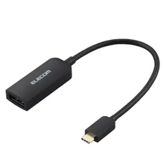 エレコム usb c 変換アダプタ Type-C to DisplayPort 4K(3840×2160px)/60Hz マルチディスプレイ ミラーリング 0.15m ケーブル 【iPhone MacBook iPad Android 等に対応】 ブ ...