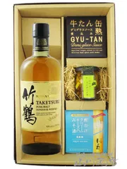 竹鶴 ピュアモルト 700ml + おつまみ3種セット 【 8930 】 【 送料無料 】【 ウイスキー・おつまみセット 】のサムネイル