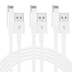 iPhone 充電ケーブル 純正ライトニングケーブル 1.8M 3本セッiPhone 充電器 ケーブル【MFi認証】超長Lightning ケーブル アイフォン充電ケーブル 急速充電断線防止超高耐久 iPhone 14 Pro/13/12 /11/X ...