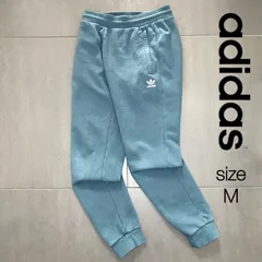 adidas アディダス　 ワンポイントロゴ スウェットパンツ　ブルーグレー　M