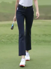 送料無料 ゴルフウェア ゴルフパンツ レディース ストレッチ 美脚 脚長 吸汗 速乾 スポーツパンツ 女性用 ゴルフズボン ゴルフパンツ スポーツパンツ ゴルフウェア