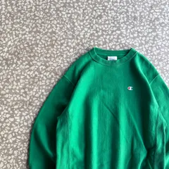 Champion / 00's- RW sweat【希少カラー、目色違い】チャンピオン古着リバースウィーブ肉厚スウェットアメカジ  ティファニー　ターコイズ　トレーナー　ユニセックス ストリート B系 男女兼用　日本XLサイズ　緑
