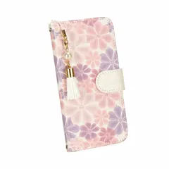 適用iPhone se3/se2ケース 第2世代 第3世代 iPhone8 ケース iPhone7手帳型ケース スマホケース チャーム な タッセル ストラップ付き カードホルダー かわいい TPU スタンド 機能 カード収納 スマホケース 人気 サクラ 1