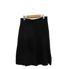 アンタイトル UNTITLED フレア スカート ギャザー 膝丈 シンプル 3 ブラック 黒 /KT26