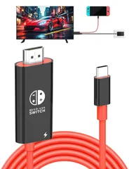 ★Nintendo Switchドッキングステーション用スイッチベース ポータブルTVアダプター 4K@30Hz対応 TV接続モード Steam Deck/Nintendo Switch OLED対応