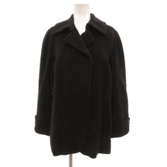 Max Mara 白タグ シルク混 タフタコート（ネイビー・40） - メルカリ