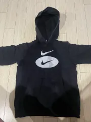 ナイキ ブラック ビックロゴ フーディー