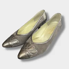 Lanvin Paris パンプス 6 1/2 24.5cm 25.0cm ランバン ベージュ レディースのサムネイル