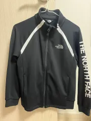 ザノースフェイス ブラック/白 トレーナー ジップアップ
