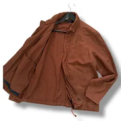 本家 Loro Piana ロロピアーナ コットンリネン ブルゾン スイングトップ  L メンズ ジャケット ブラウン Made in Italyのサムネイル