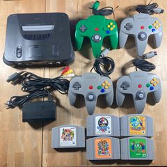 ジャンク】ニンテンドー64 本体 コントローラー4個 ソフト5本 まとめ