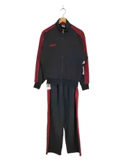 アディダス adidas デサント製 3ストライプ トラックジャケット トラックパンツ ジャージセットアップ メンズ  L