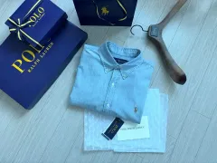 ポロラルフローレン シャンブレーシャツ デニムシャツ ラージスリムフィット (100 105)
