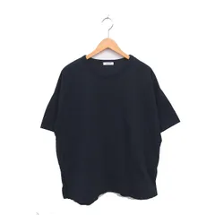 スタディオクリップ Studio Clip Tシャツ カットソー 丸首 ロンT ビッグシルエット ゆったり 半袖 L 黒 ブラック /TT