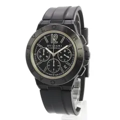ブルガリ DG42SMCCH 102428 ディアゴノ クロノグラフ 自動巻き セラミック ラバー マグネシウム ブラック 腕時計 BVLGARI（中古）のサムネイル