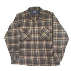 PENDLETON Board Shirt グレー チェック L TALL - メルカリ