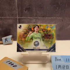 2024 Topps Chrome Sapphire サファイア 谷晃生 Kosei Tani 35/75 FC町田ゼルビア Cracked Ice Refractor Jリーグ カード