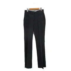 セオリー Theory スラックス パンツ センタープレス ウール ストライプ 2 チャコールグレー /KT8