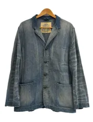 ラルフローレン RalphLauren Ralph Lauren RUGBY デニムジャケット ショールカラー テーラード レア ヴィンテージ 青 XL ジャケット ブルー 101MT-5836