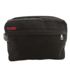 プラダスポーツ PRADA SPORT ポーチ インバッグ ロゴ ナイロン 黒 ブラック /FF ■GY47
