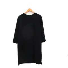 プレインピープル PLAIN PEOPLE ワンピース ロング 長袖 シンプル 3 ブラック 黒 /KT12