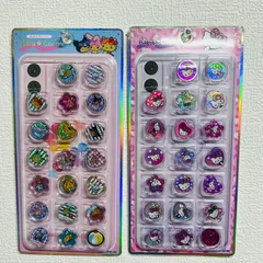 サンリオ Kira☆Coro おはじきシール ハローキティ サンリオキャラクターズ 立体 キラキラ 新品 正規品　2点セット