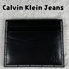 新品未使用 カルバンクラインジーンズ カードケース 名刺入れ ブラック