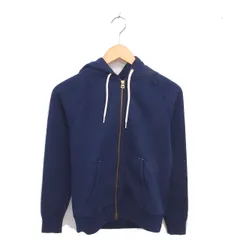 オーチバル ORCIVAL オーシバル パーカー ジップアップ 裏起毛 綿 コットン 長袖 14 ネイビー 紺 /TT2