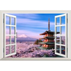 富士山、桜、5重の塔のジグソーパズル 額縁 - メルカリ 富士山、桜、5重の塔のジグソーパズル額縁
