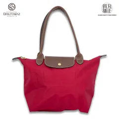 ロンシャン ル プリアージュ オリジナル S トートバッグ レッド ナイロン/レザー 2605089270 折り畳み 肩掛け レディース 旅行 通勤 通学 LONGCHAMP USED【中古】【丸正質舗】【質屋】【ブリルトワーゼ】(M212633)