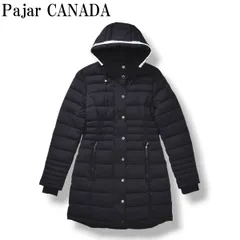 【極美品】 【高級】 パジャール カナダ Pajar CANADA ウィロー WILLOW 中綿 ジャケット パデッド コート アウター M ブラック レディース ♪