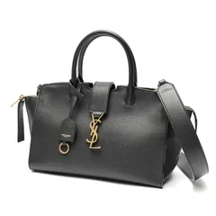 サンローラン / SAINT LAURENT　ダウンタウン ベイビー / 2WAYショルダーバッグ　635346　グレインレザー　ブラック 【中古】