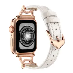 コンパチブル Apple Watch バンド レザー アップルウォッチ用のバンド 本革 レディース 柔らかい 38mm 40mm 41mm 49mm 46mm 45mm 44mm 42mm 交換ベルト Watch Series 10/9/8/7/6/5/4/3