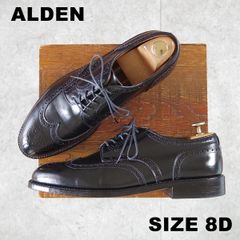 Alden オールデン コードバン ショートウイングチップ US8E 26cm