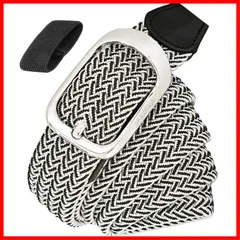 編み込み 大きいサイズ 穴なし ゴムベルト 伸びる 伸縮 メンズ ゴルフ カジュアル ビジネス 紳士 メッシュベルト 学生服 フリーサイズ ストレッチ