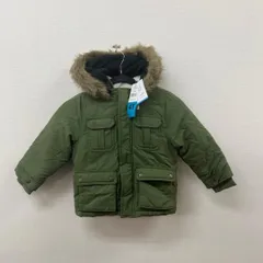 P867-1716118 カーターズ キッズ 中綿 コート フード付き フリース裏地 4T 約99〜105cm グリーン