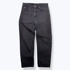 90s Levi's 550 Black Denim Pants Made in PUERTORICO 【W32】 90年代 リーバイス サルファ ブラック デニム ジーンズ パンツ バギー アメリカ製 USA製 古着 ヴィンテージ
