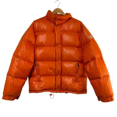 [城東75-033] MONCLER モンクレール ダウンジャケット オレンジ サイズ2 41310/50/68950
